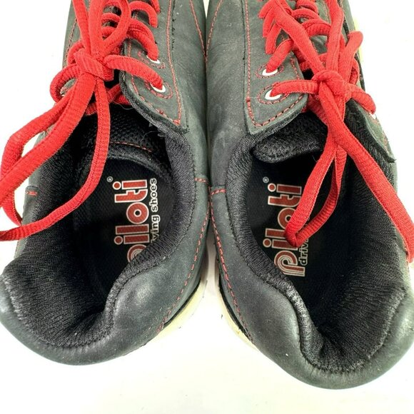 Piloti Prototipo GT Driving Shoes Mens US Size 9.5 Black Red Lace-Up Sneakers - Picture 7 of 9